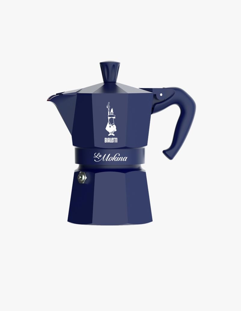 Blue Bialetti Moka Express half cup 40 ml image