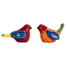 Bico Red Spring Bird Salt and Pepper Shaker Set