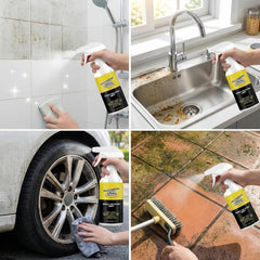 PowerSpray multi purpose stain remover bottle on tiled surface