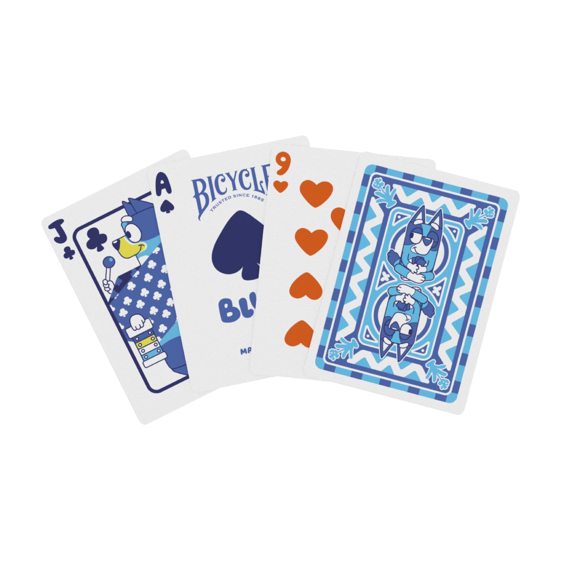 USA-made Bluey playing cards deck