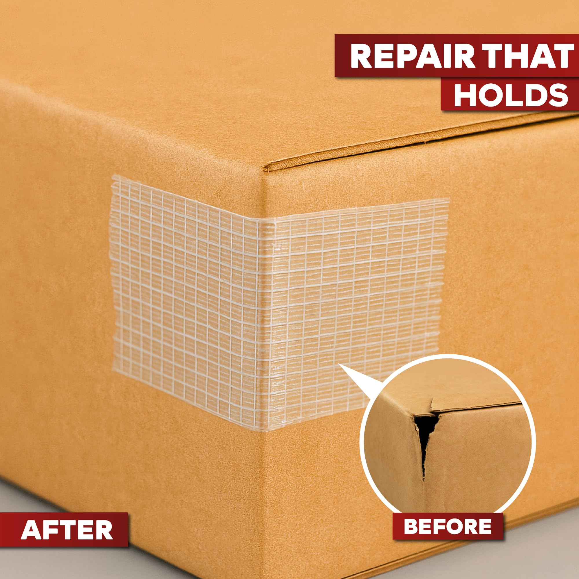 Industrial grade adhesion for heavy-duty packing and repair