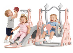 BIERUM Toddler Slide & Swing Set dimensions 57.2 x 47.2 x 33.8 inches
