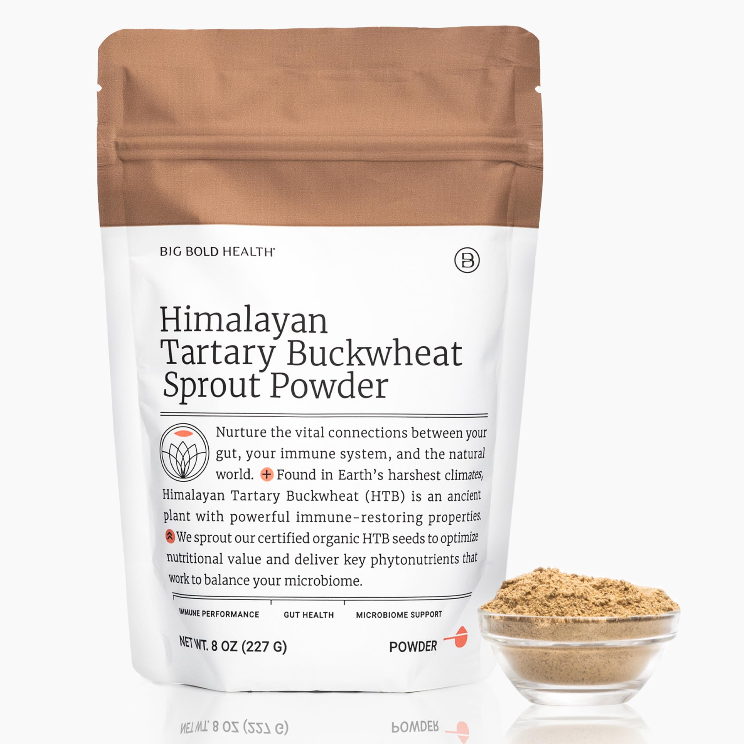 Big Bold Health Himalayan Tartary Buckwheat Sprout Powder packaging