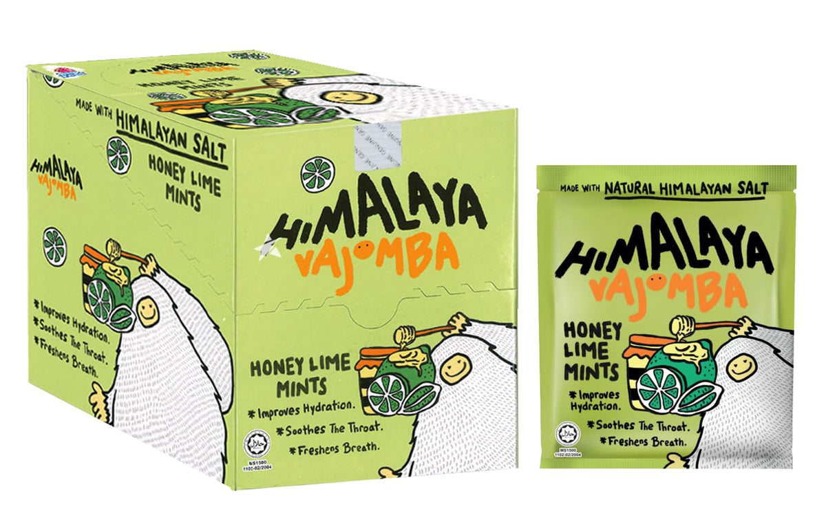 Big Foot Himalaya Salt Candy Honey Lime Mints Pack of 12