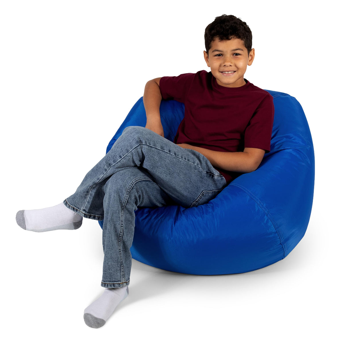 Big Joe Classic Bean Bag Chair Sapphire for kids