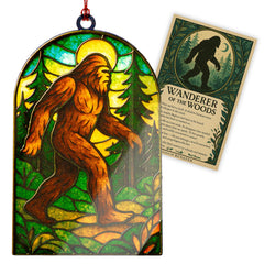Bigfoots Gifts bigfoot christmas ornament 2025 on tree