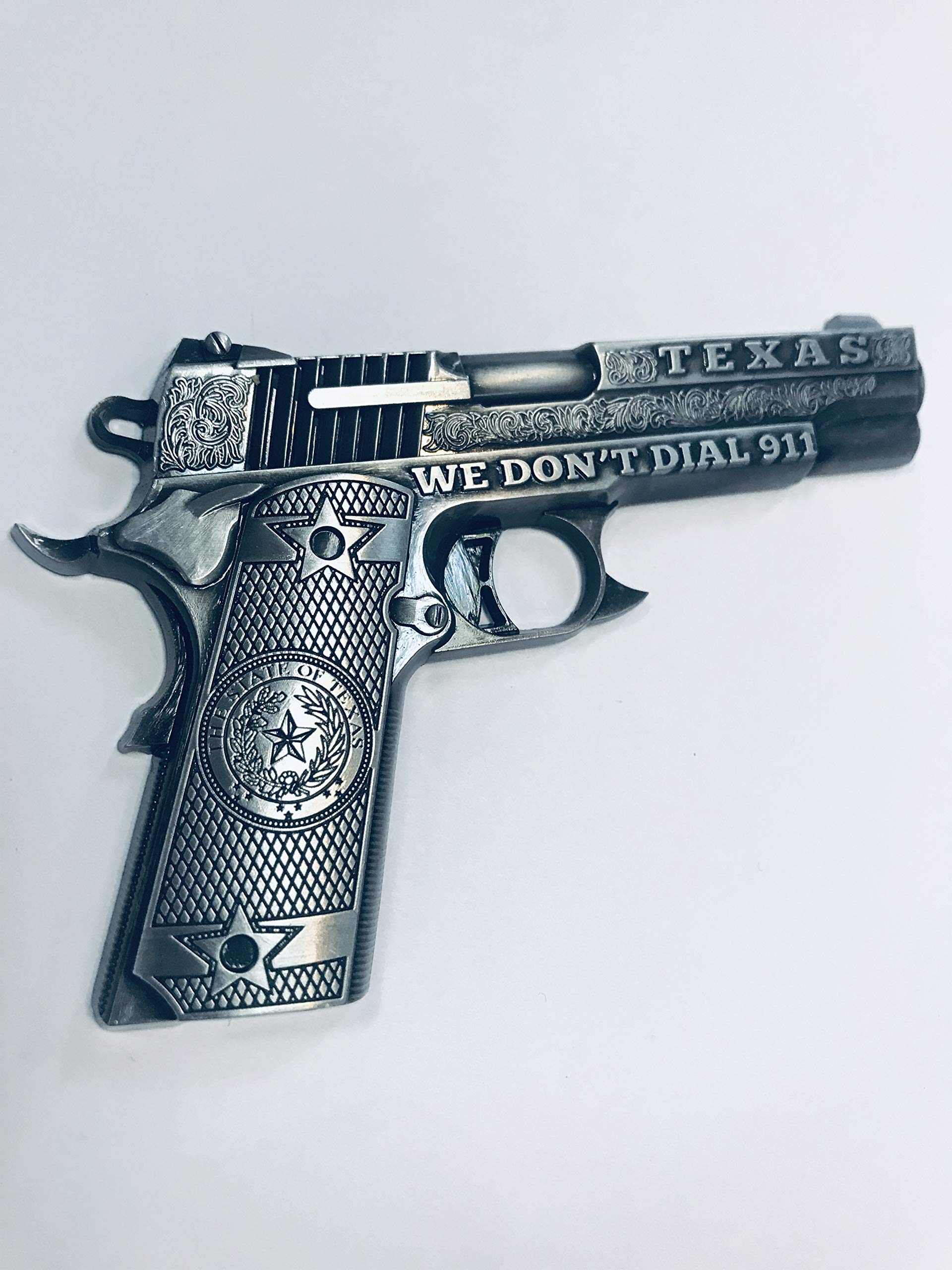 BigTexas metal Texas pistol refrigerator magnet bottle opener