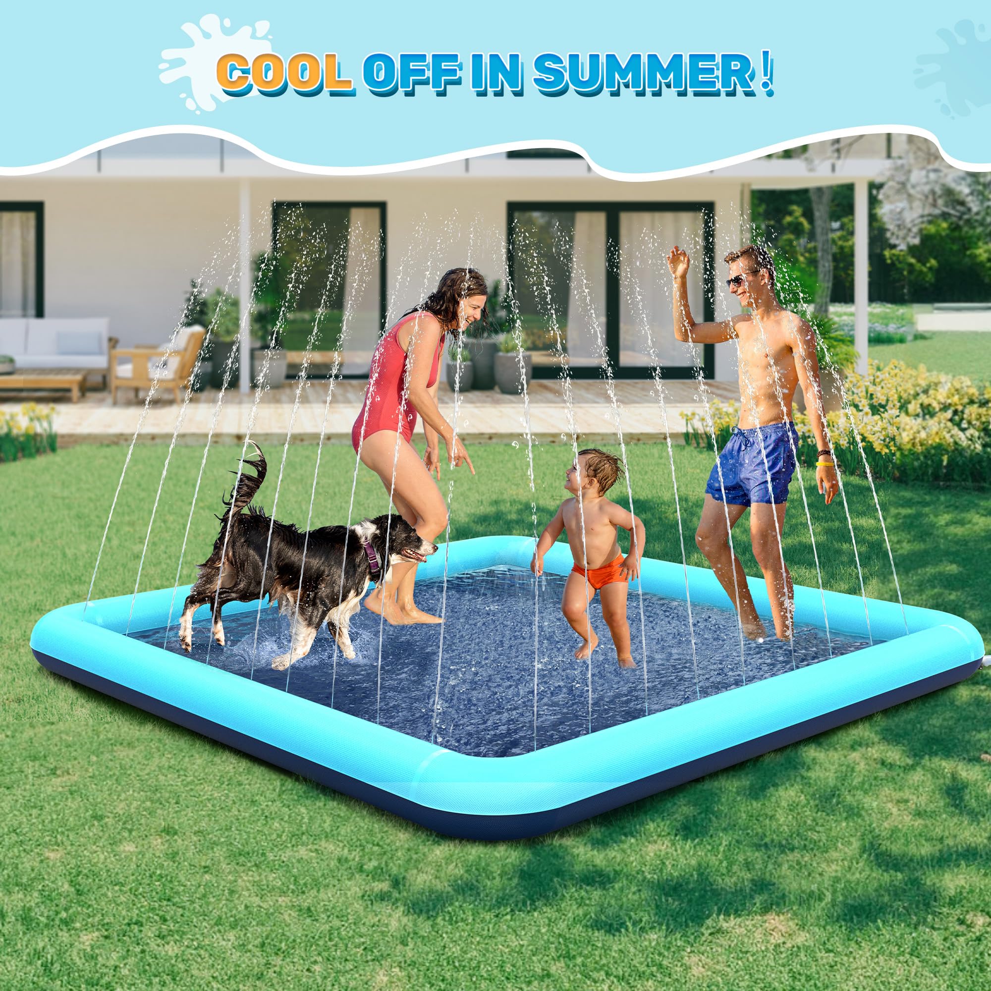 Outdoor water toy for backyard play by Bilibara