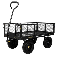 BILT HARD garden cart with 10 inch no-flat tires