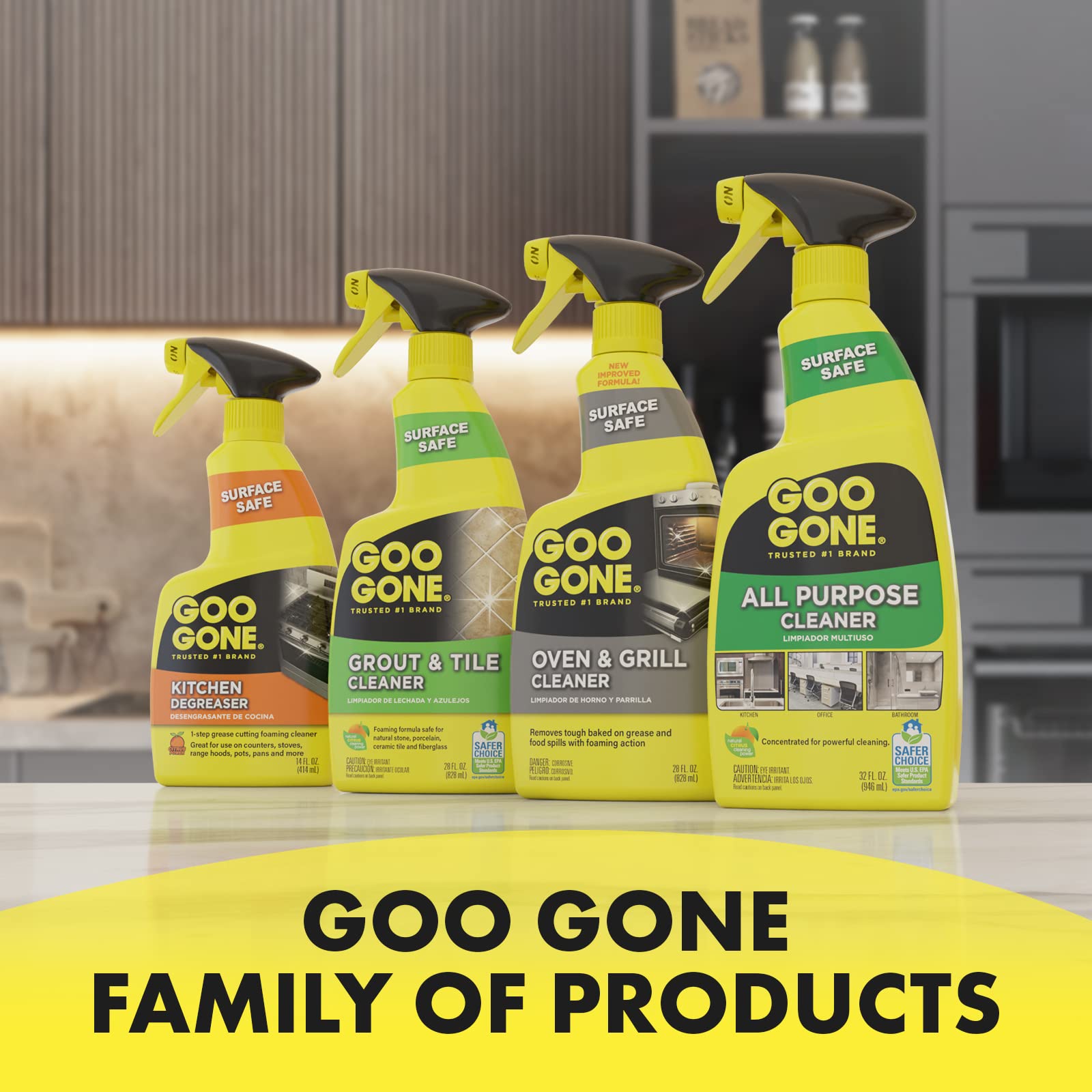 Kitchen appliances and cookware degreaser compatibility