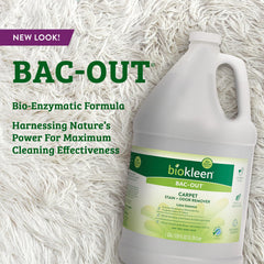 Biokleen Bac Out Enzyme Cleaner stain odor eliminator label