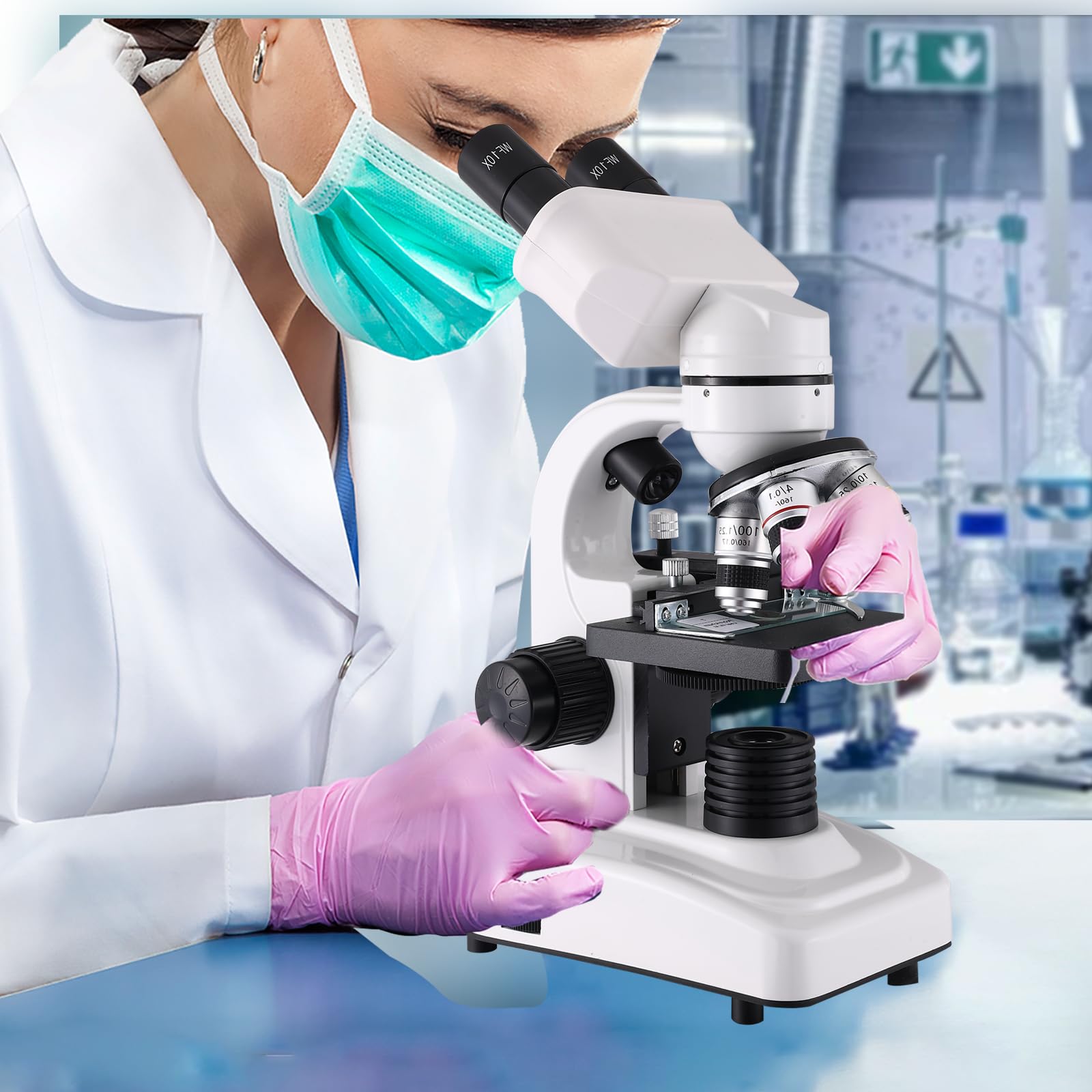 Biological microscope suitable for learners including adults and beginners
