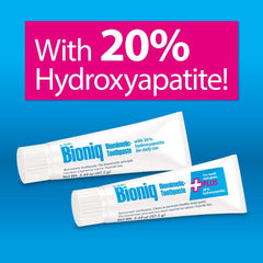 Fluoride free SLS free toothpaste by Bioniq Plus