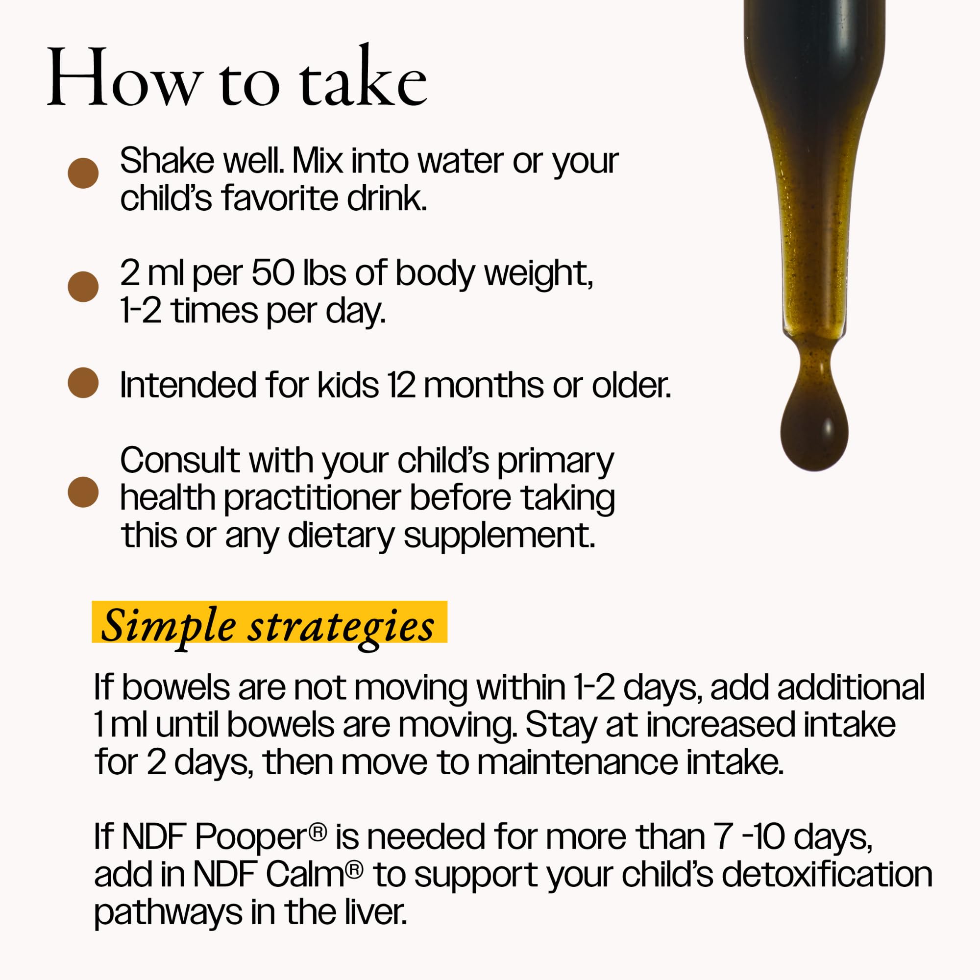 NDF Pooper probiotic blend ingredients list
