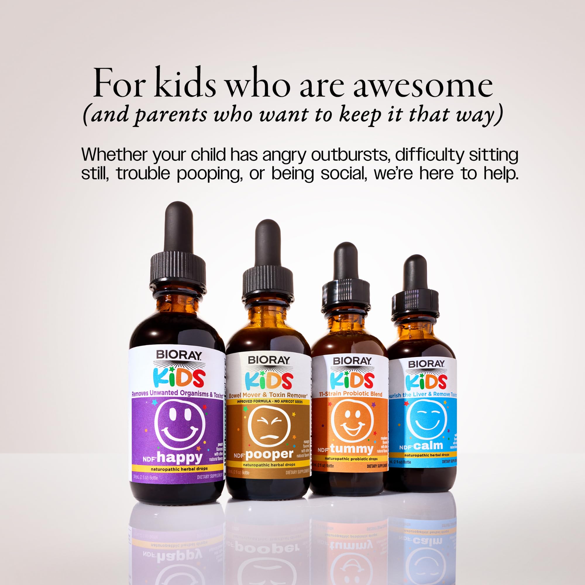 Mango flavored BIORAY Pooper for kids digestion