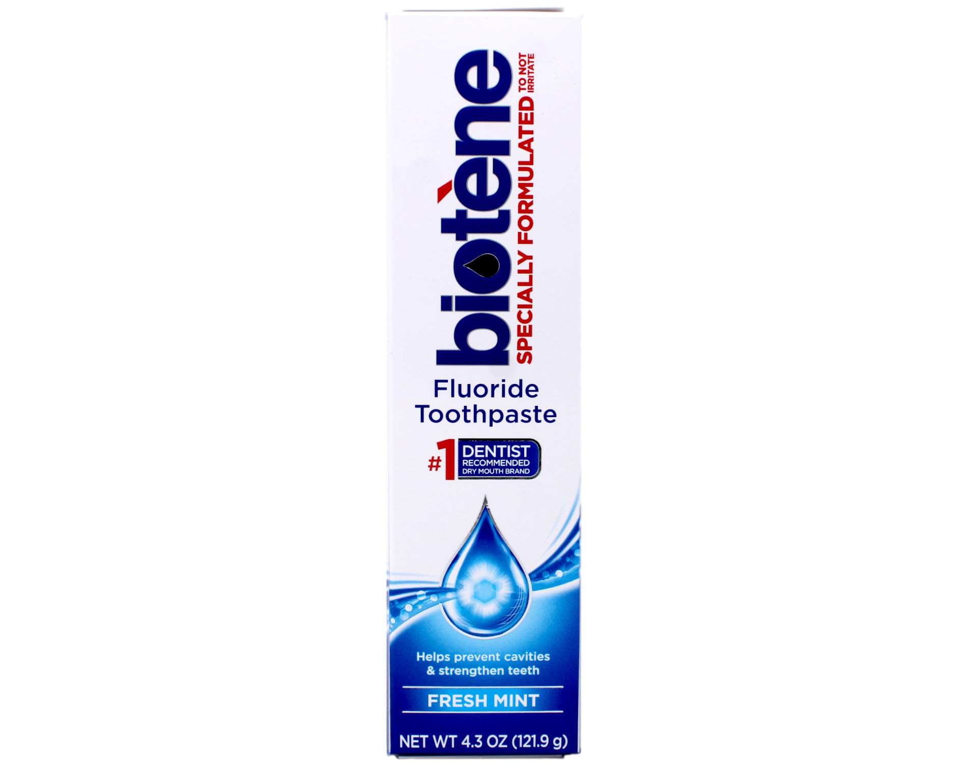 Biotene dry mouth toothpaste fresh mint original box