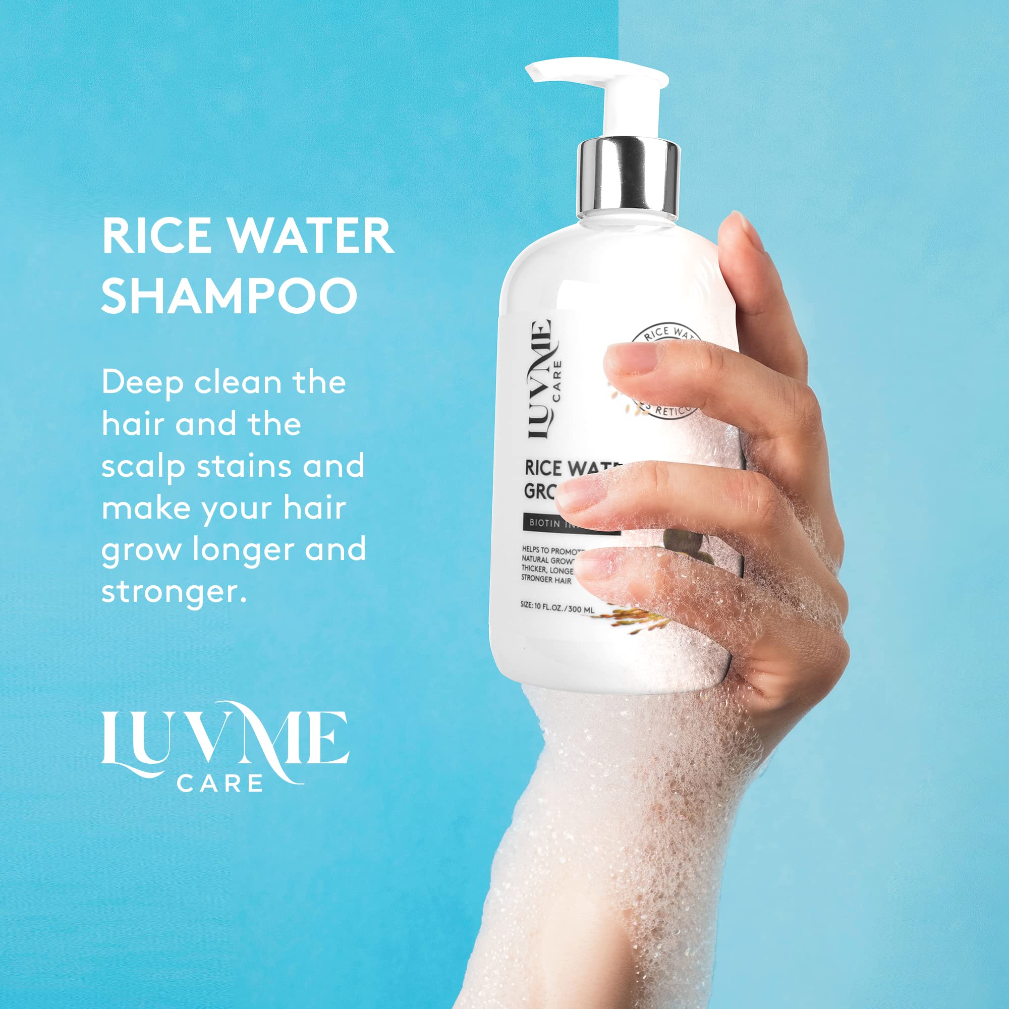 Biotin caffeine enriched shampoo for thinning hair all hair types
