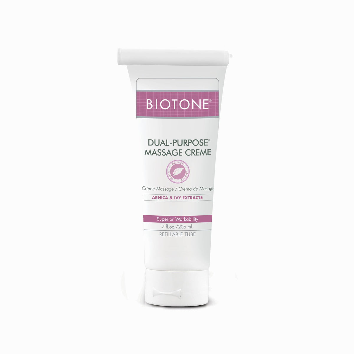 Biotone Arnica Extract Dual Purpose Massage Cream 7 oz tube