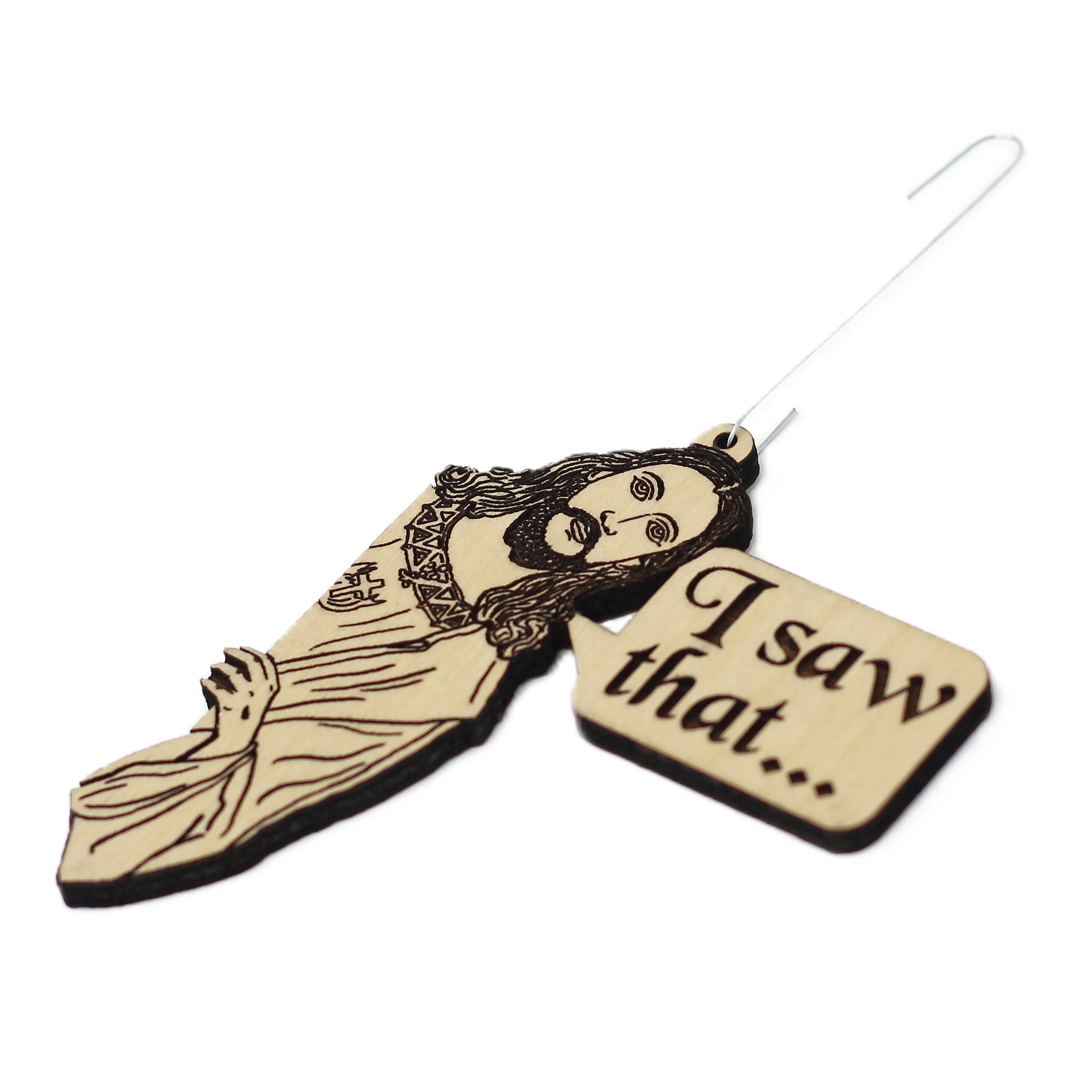 Portland studio handmade birch wood ornament display
