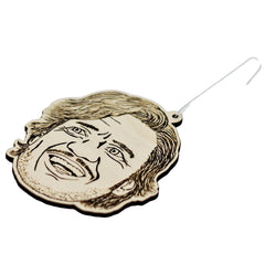 Pacific Northwest handmade Pedro Pascal ornament 3x3 inch