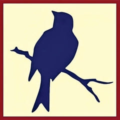 Bird on Branch Stencil Template reusable Mylar 10 mil