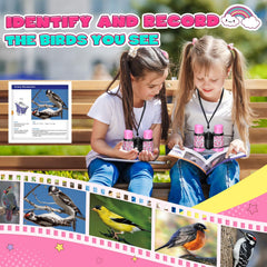 Bird watching manual included with unicorn binoculars