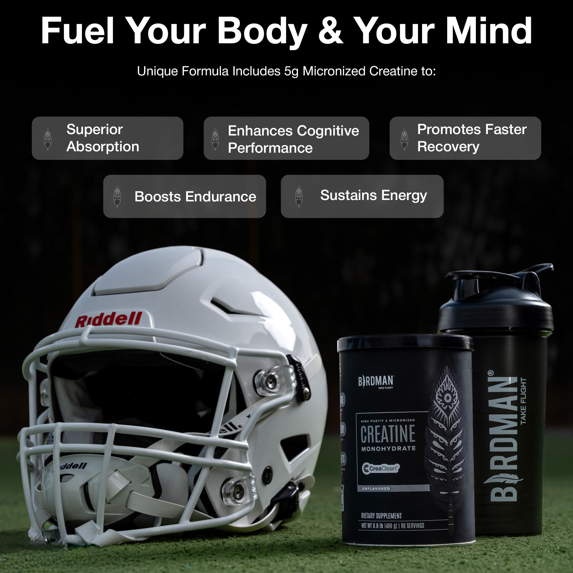 Micronized creatine monohydrate powder product image