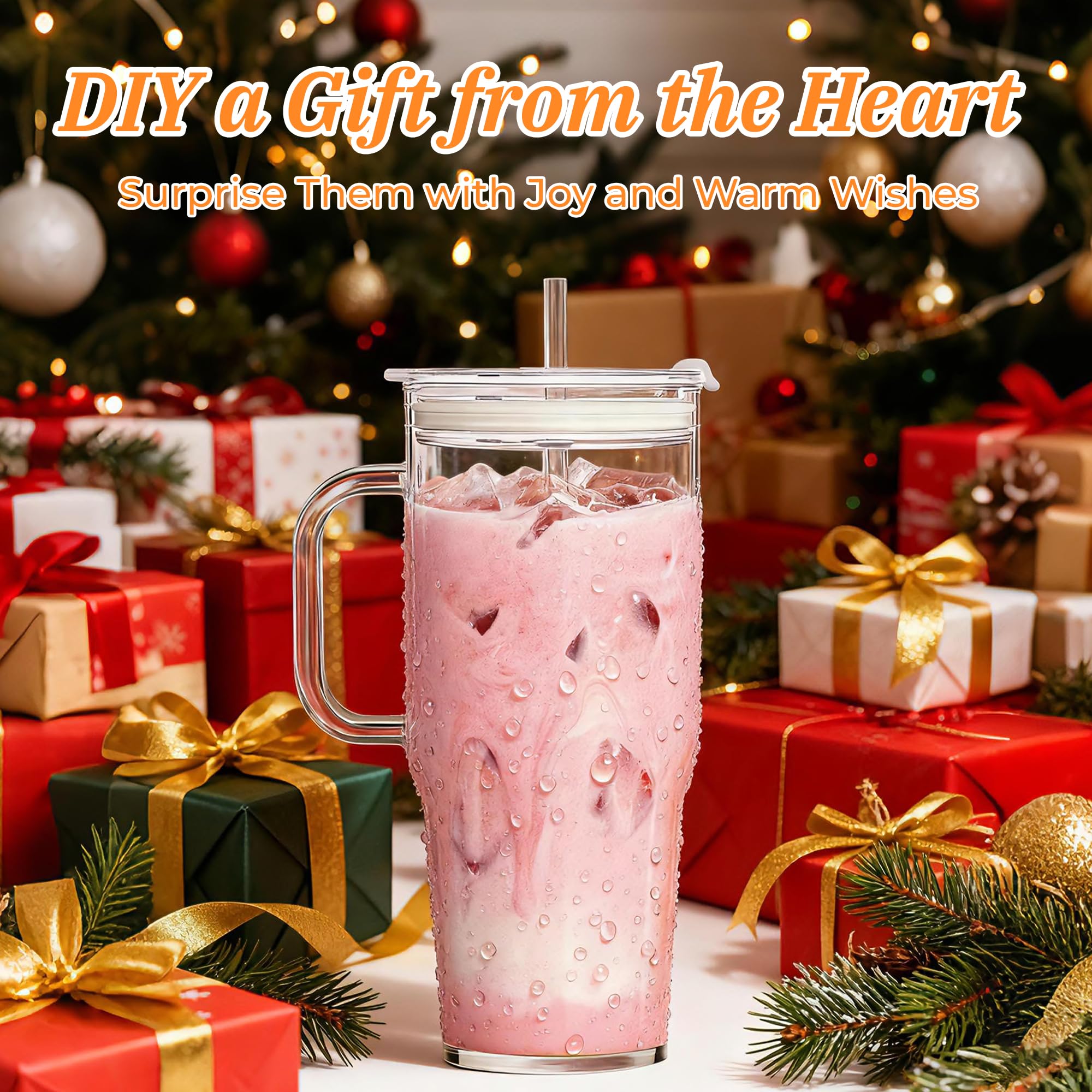 Gift-ready Birity glass tumbler for travel and gifts