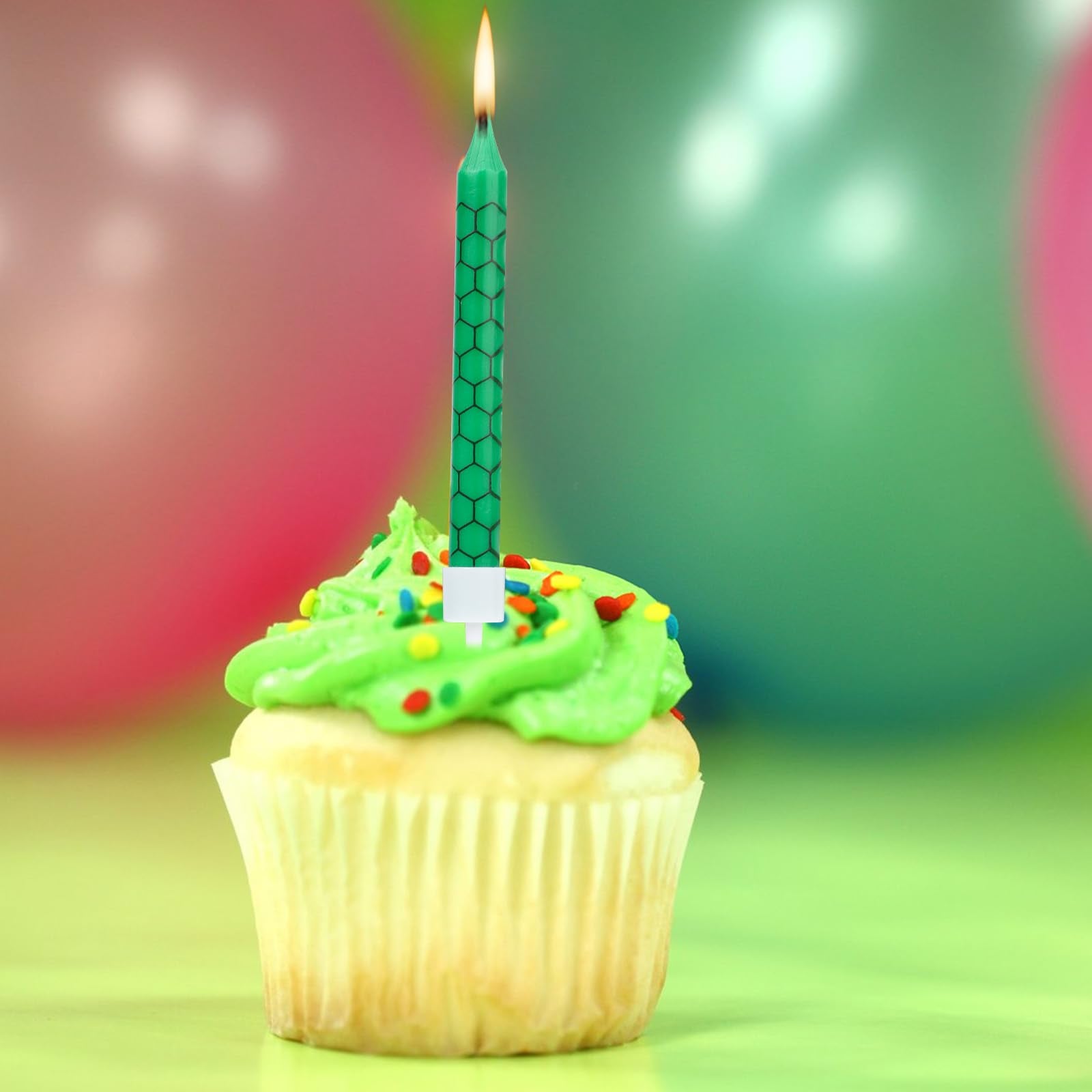 pack of turtle birthday candles for celebrations