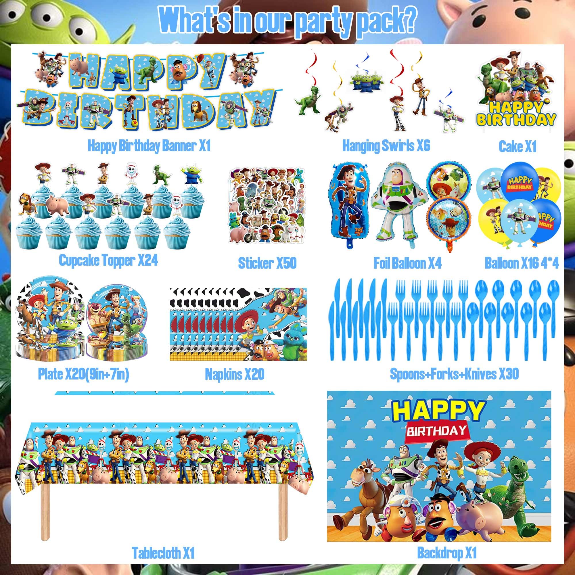 Birthday Decorations anime themed cupcake toppers