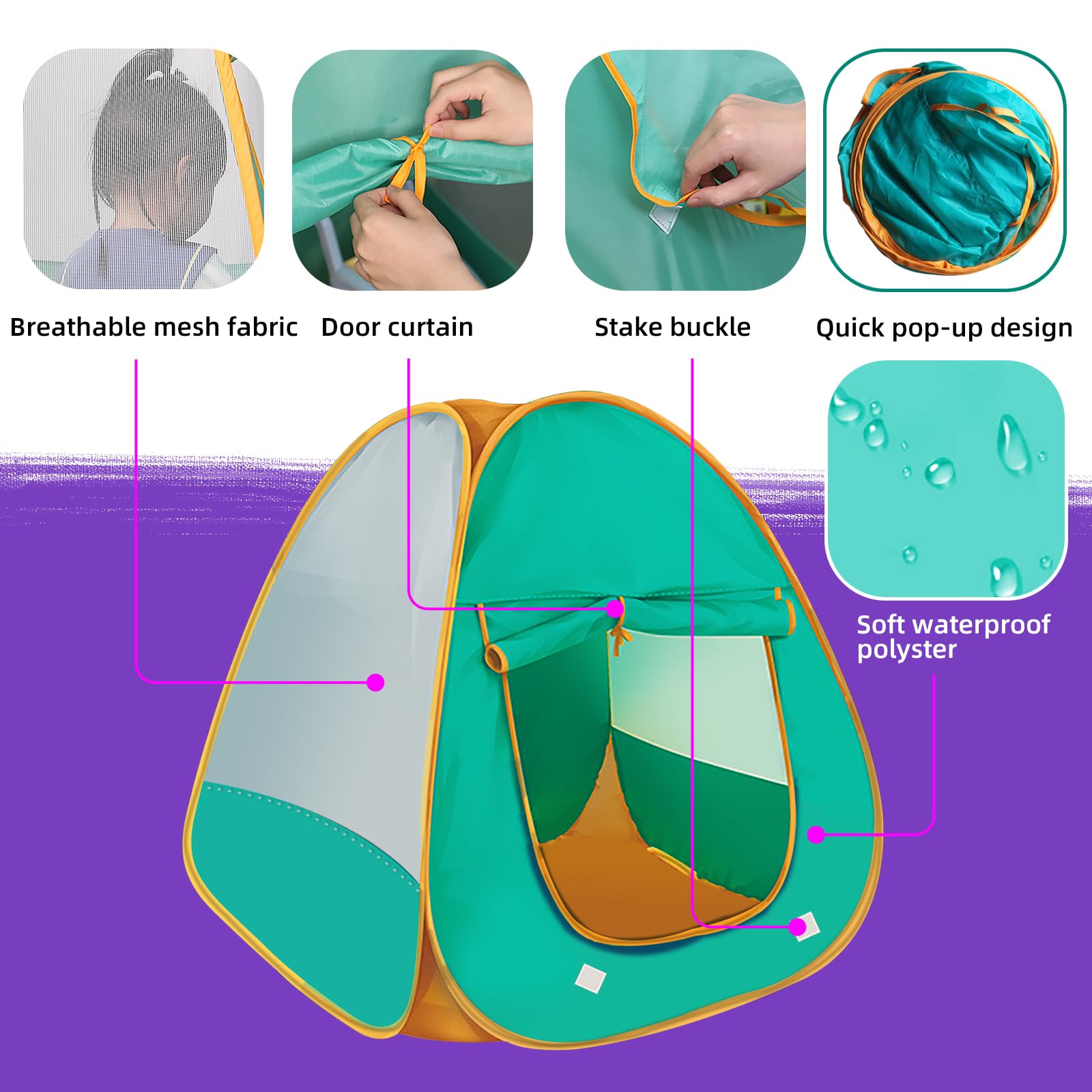 Birthday or classroom gift idea play tent for kids