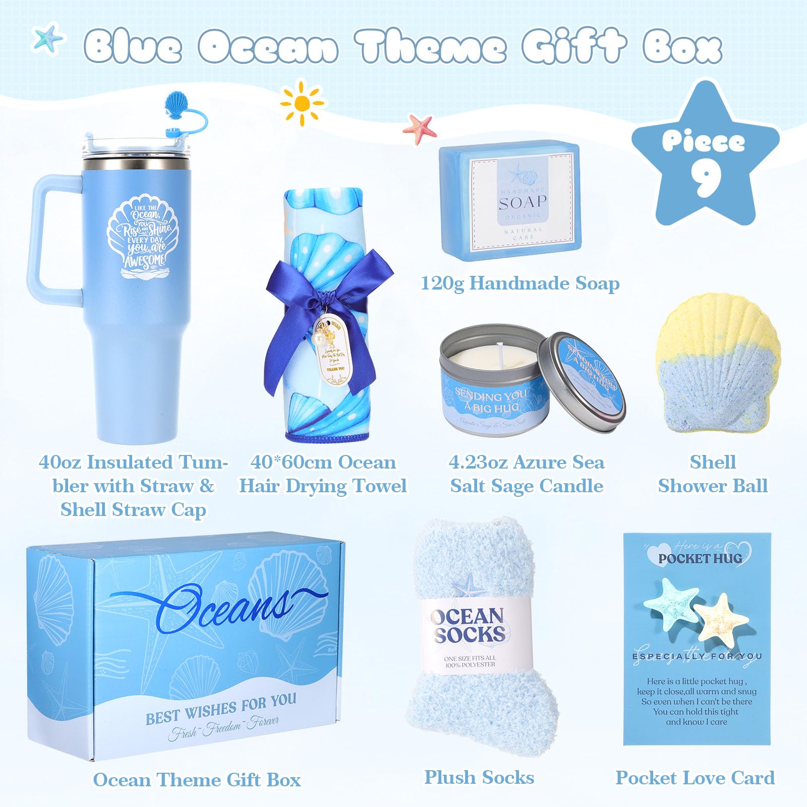 Birthday Gifts for Women option with 40oz tumbler