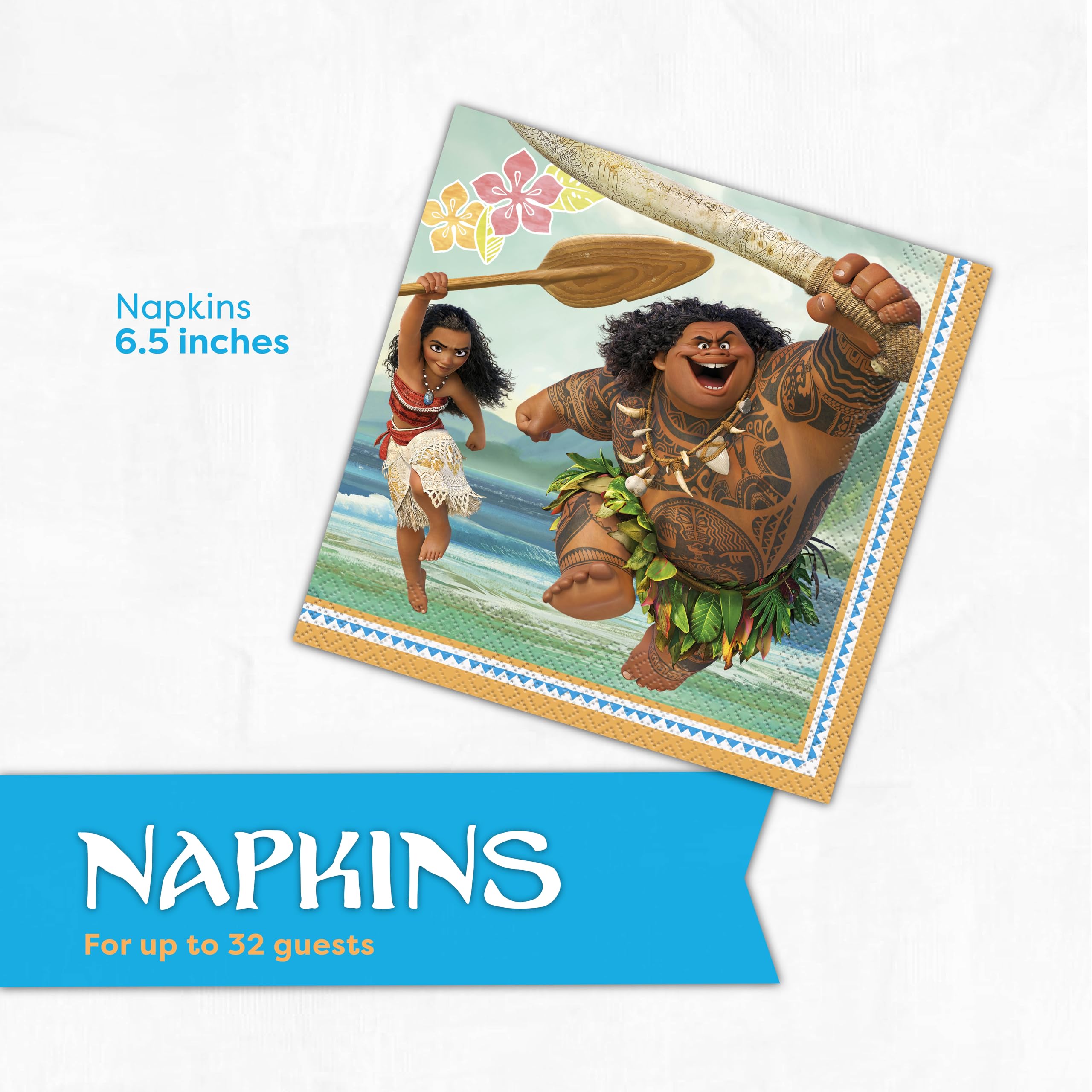 Birthday Girl sticker included with Moana kit