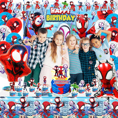 birthday party tableware set including plates forks spoons and knives