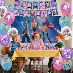 104 stickers and decorations for Kpop birthday party