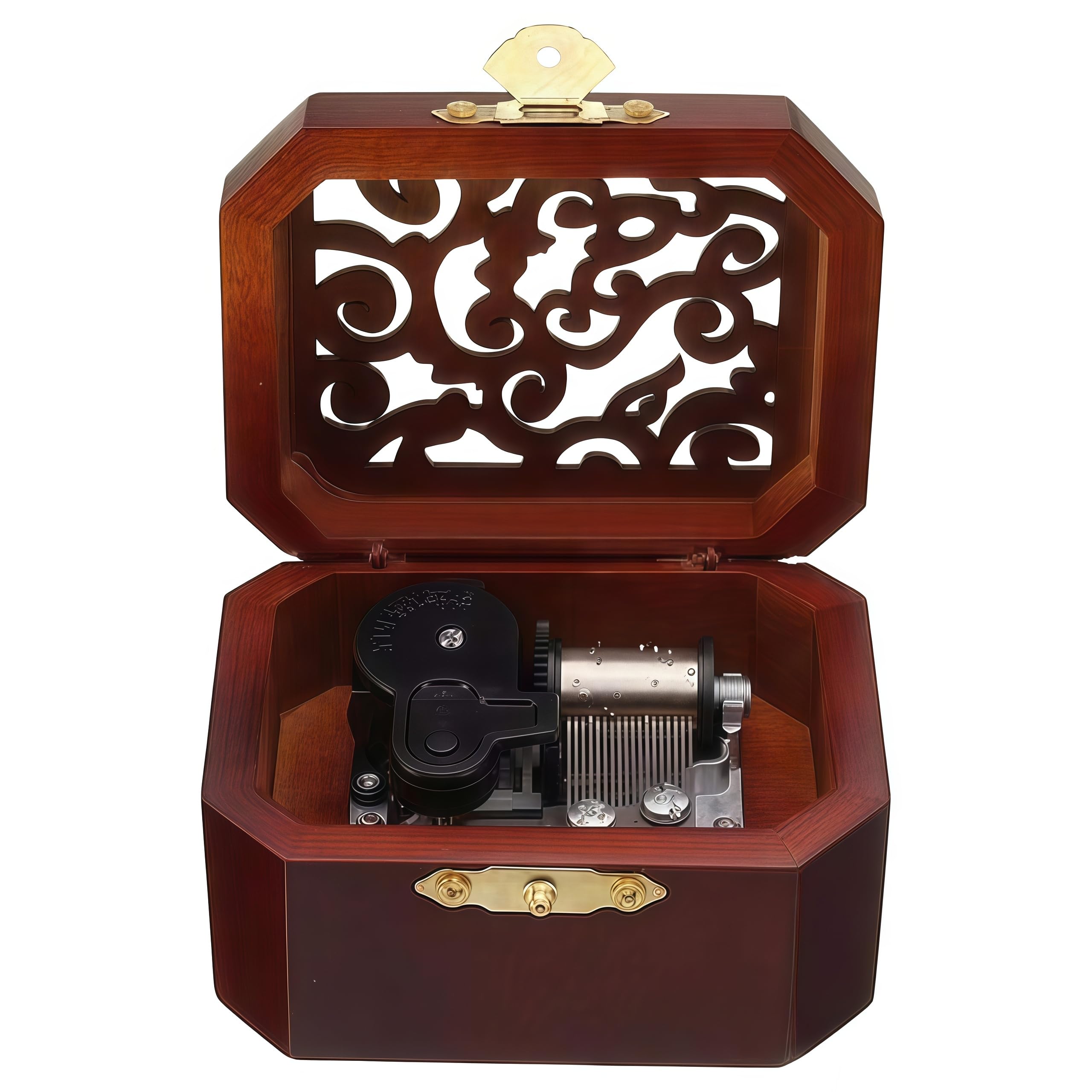 Biscount Hedwig's Theme music box wind up close
