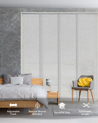 GoDear Design Panel Blinds Bishop 45.8-86 x 96 back view