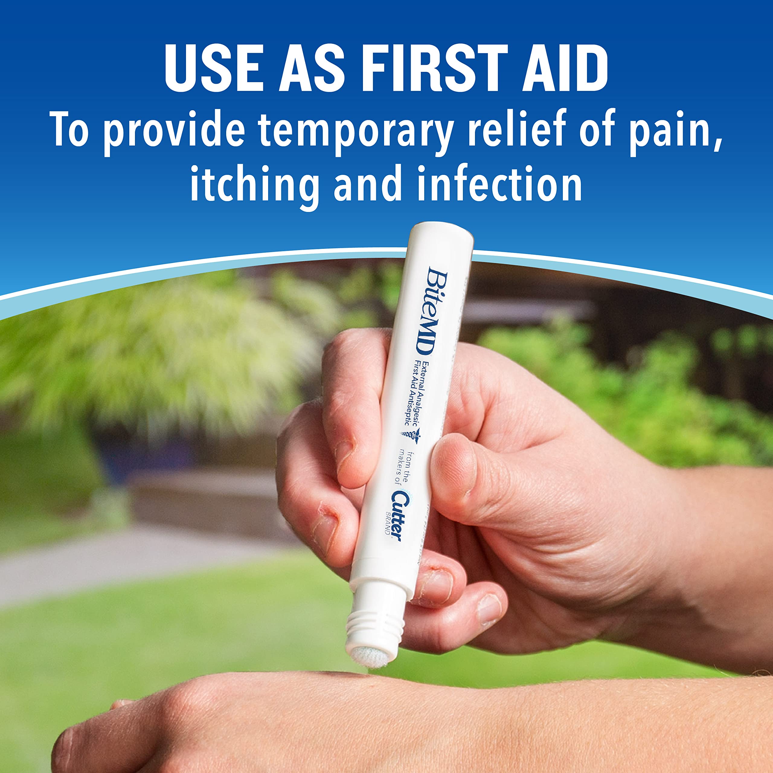 Cutter BiteMD first aid antiseptic bite relief stick for outdoor use