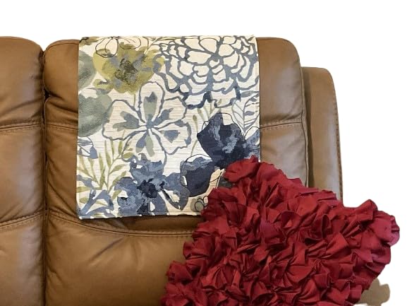Bittlemen headrest covers for recliners floral design