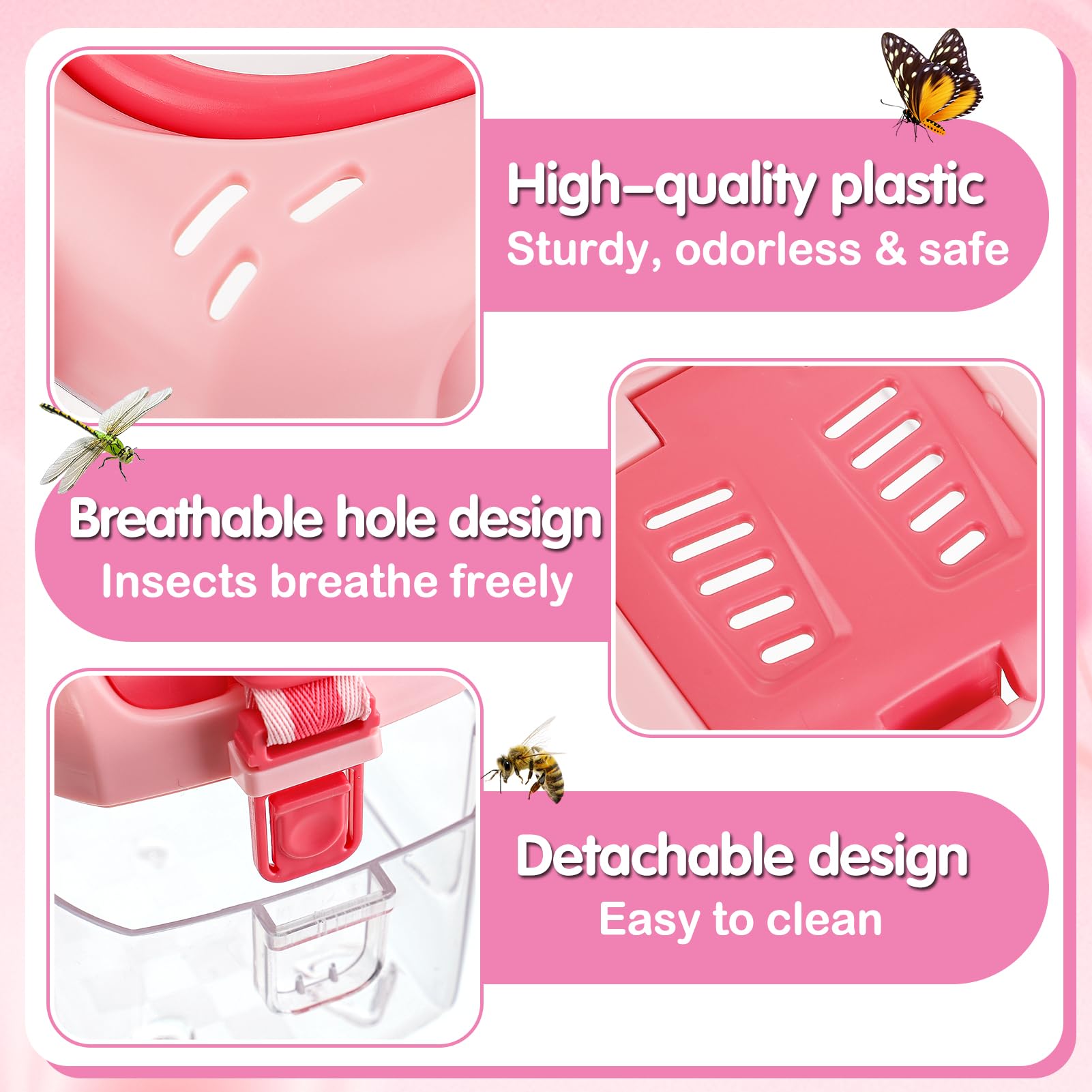 Biubee capsule insect clip and tweezers included in kit