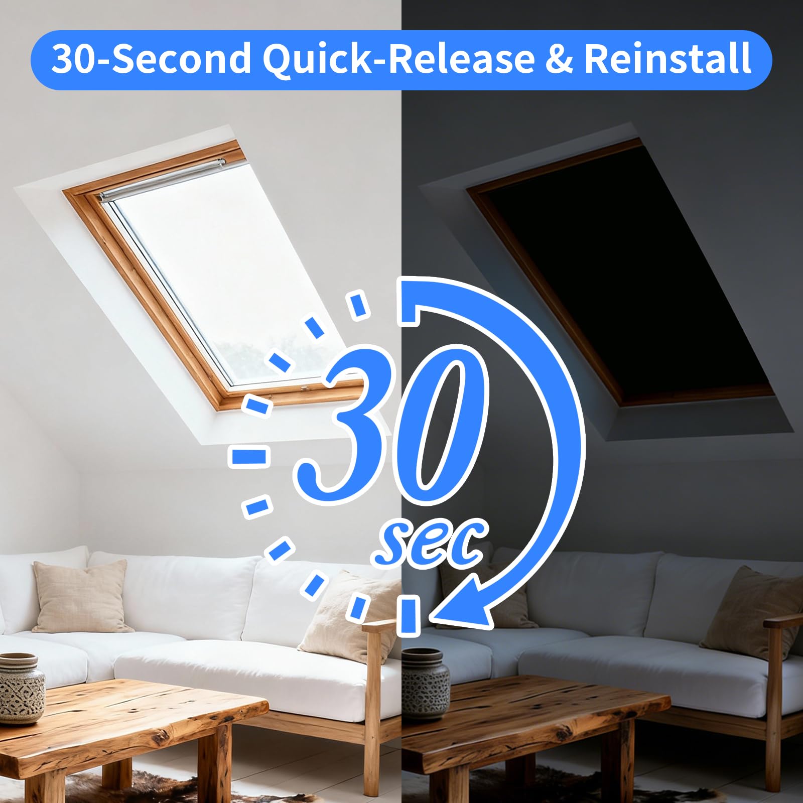 Curtains that work on all windows with BKSAI magnets