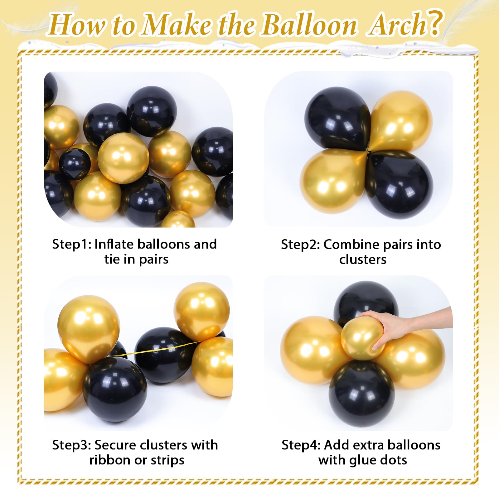 Black balloons 10inch bundle for 2026 kit