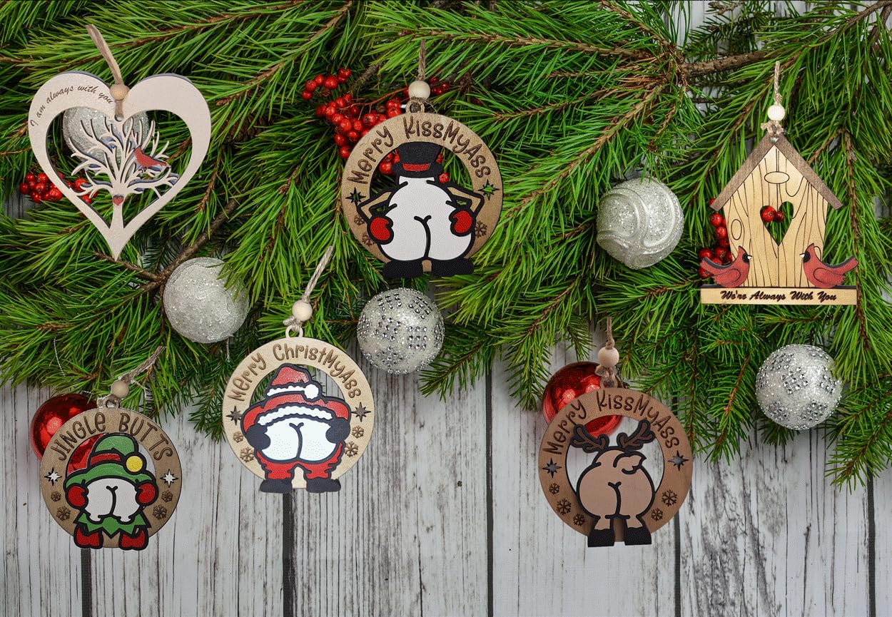 1/8 inch plywood ornament handmade in USA craft
