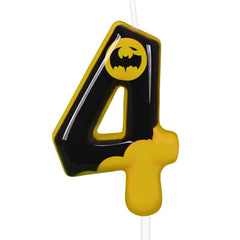 Black Bat 4th Birthday Candle bat cake topper