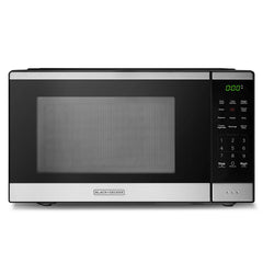 Black+Decker microwave 0.9 cu ft with digital panel