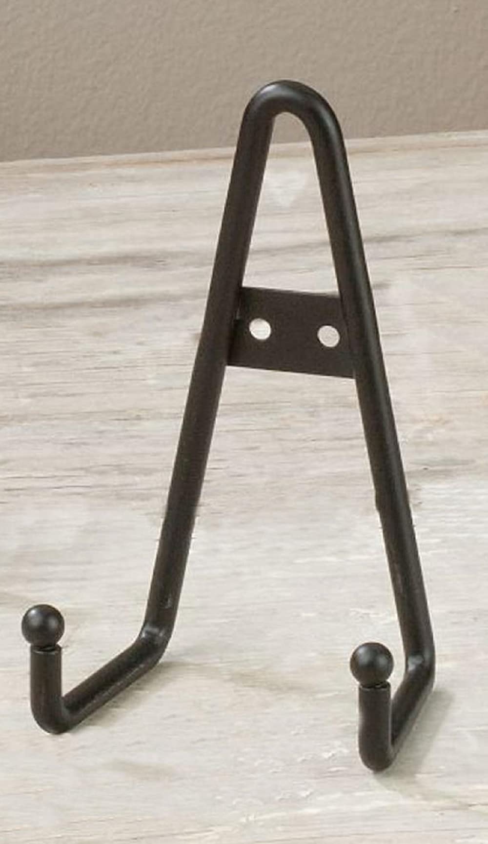 Black display rack plate for art and plates