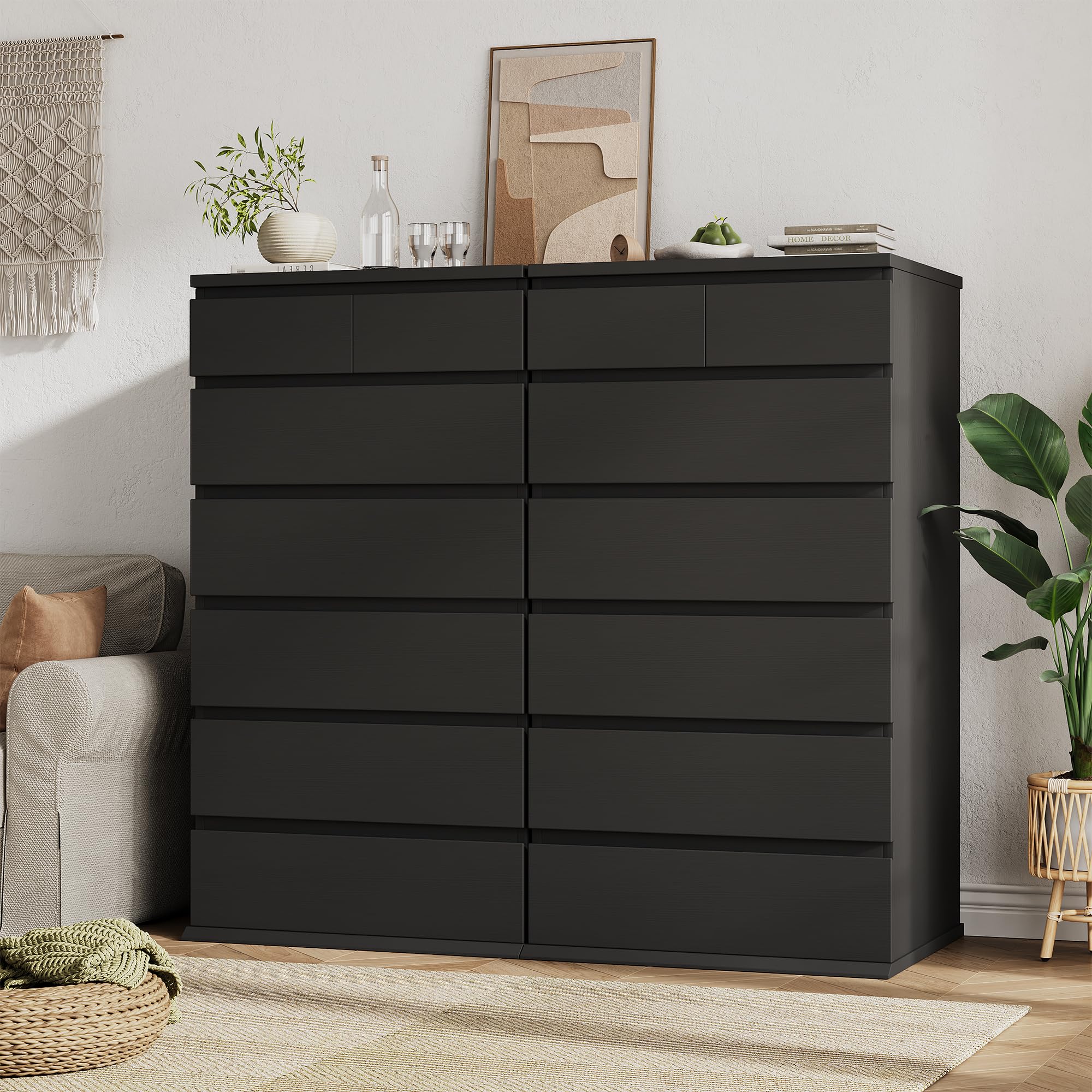 Jewelry storage compatible dresser in bedroom