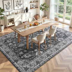 Rug underside shows upgraded TPR non-slip backing