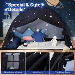 Black Galaxy color teepee tent by Sumbababy