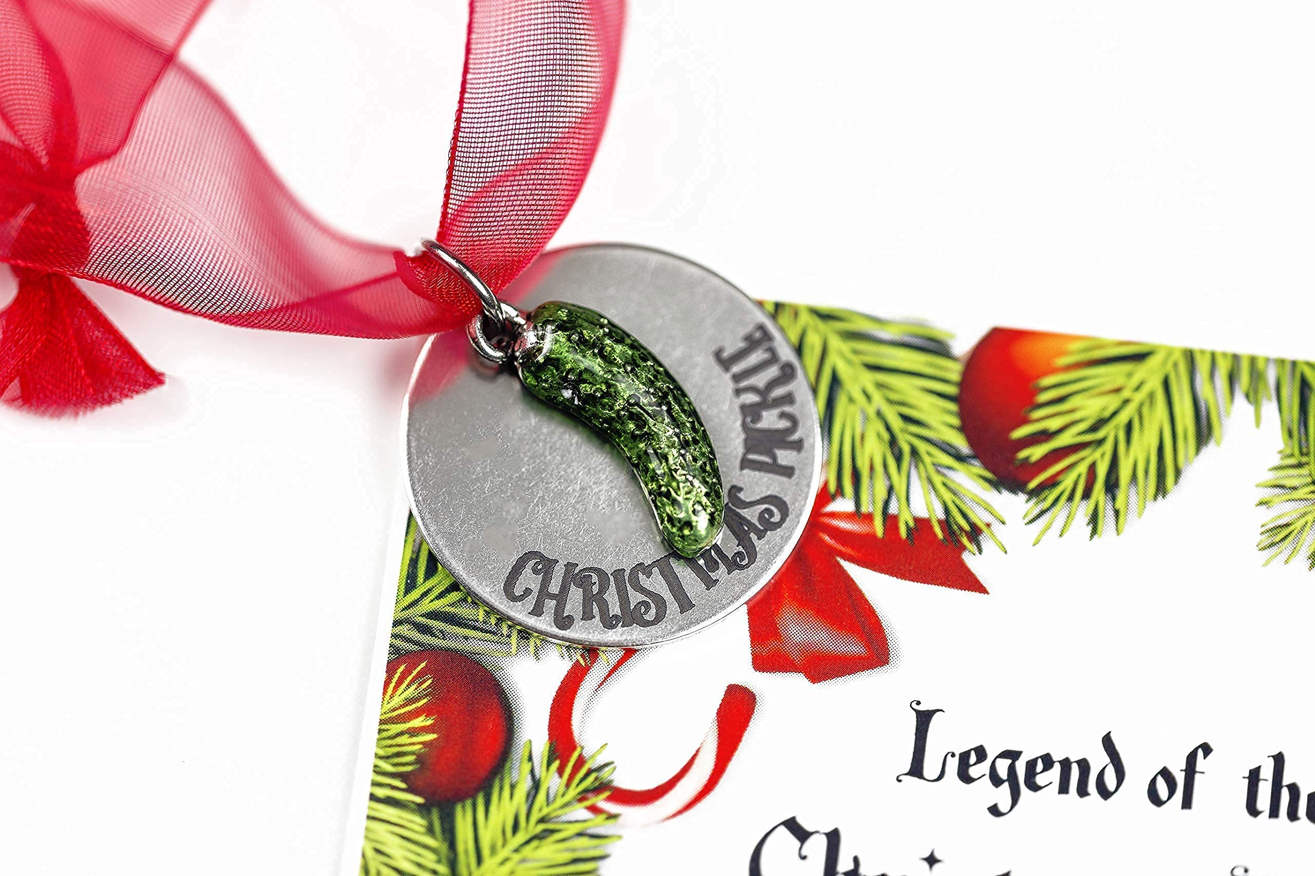 Ornament in black gift box packaging